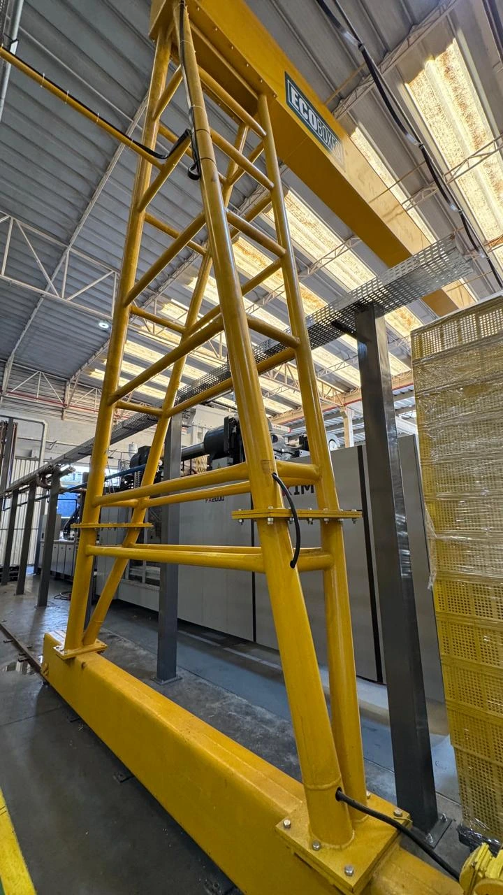 Obra industrial executada pela AG8, registro 8